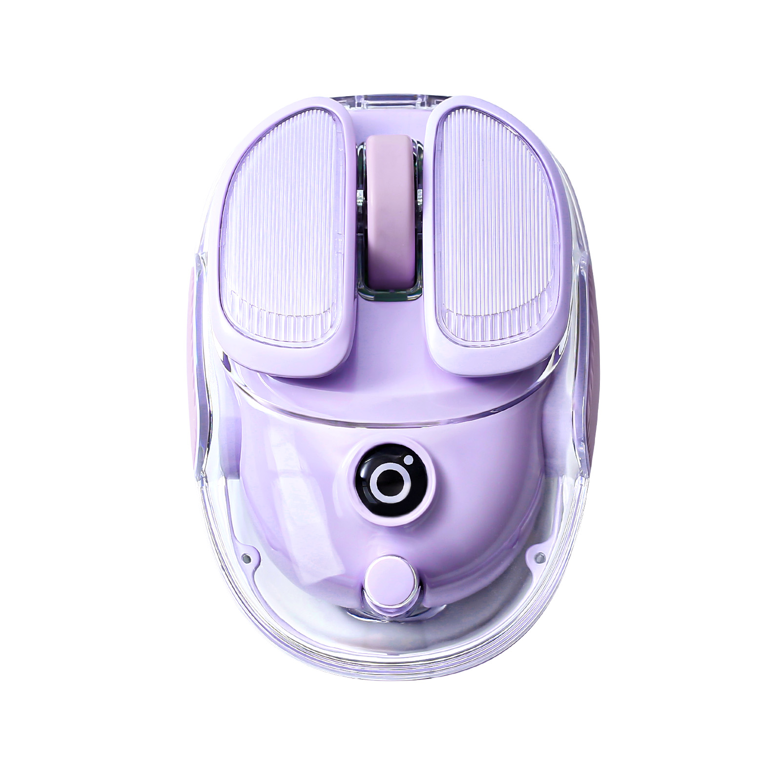 Tradescantia Purple - EWEADN Q9 Purple Wireless RGB Mouse,