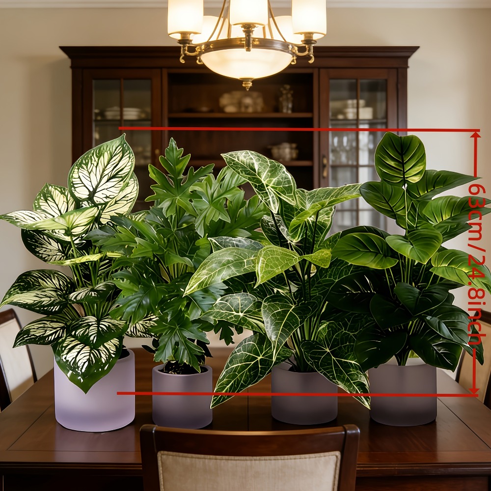 4PC Artificial Plants with 48L - Dracaena Marginata review and price